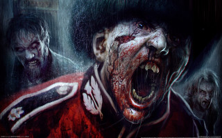 Blood maniac shipwreck ceramics hat - his face and mouth free wallpaper