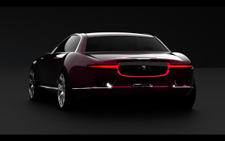 Car dark room black background - a red tail light free wallpaper