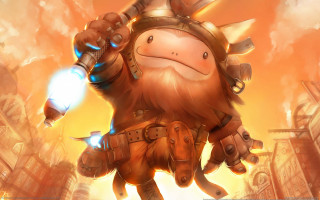 Glowing light beard cityscape fantasy - alejandro burdisio free wallpaper