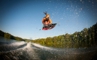 Wakeboard man air boat water - kai carpenter free wallpaper for desktop