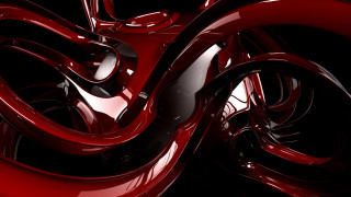 Red motorcycle wheel biomechanical 3d - biomechanical free wallpaper
