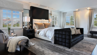 Bedroom evelyn abelson artdeco digital - shutter free wallpaper