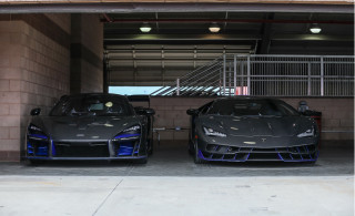 Garage cars staircase man symmetry - free cars wallpaper for desktop