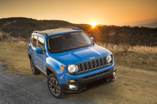 Blue jeep dirt road hill - a.d.m. cooper free wallpaper