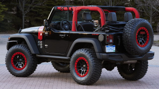 Jeep red rims black top - red rim free wallpaper