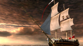 Sailing boat ocean sunset clouds - ann thetis blacker free wallpaper for desktop