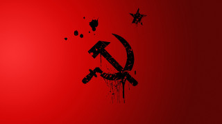 Red hammer stars gradient bourgeois - socialist free wallpaper