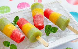 Fruit pops mint leaves summer - mint free wallpaper