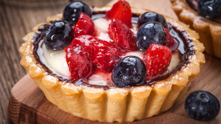 Pastry fruit wooden board blueberries - fruit free wallpaper