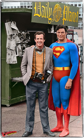 Superman costume man suit sign - two man free wallpaper for mobile