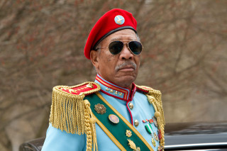 Man uniform sunglasses car tree - a car in front free wallpaper