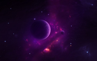 Purple space blackhole star aurora - a black hole free wallpaper
