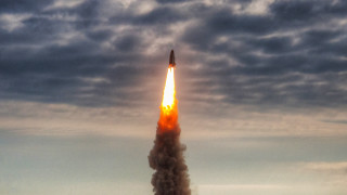 Rocket launch smoke cloudy sky - sky behind free wallpaper