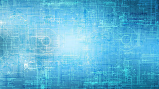 Blue lines numbers clock cybernetics - a wireframe diagram free wallpaper