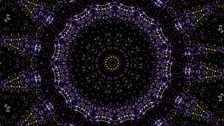 Black purple circular stars night - fractal free wallpaper for desktop