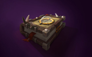 Chest magnifyingglass scissors holography 3dmodel - magnifying free wallpaper for desktop