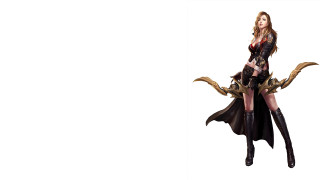 Woman sword wings blonde armor - a costume free wallpaper