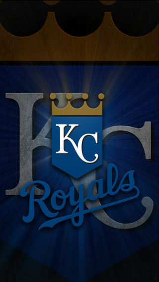 Kansas royals logo blue background - below free wallpaper for mobile