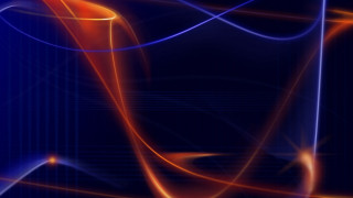 Blue orange lines curves volumetric - line free wallpaper for desktop