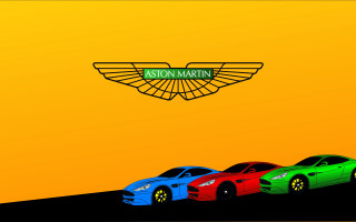Three cars yellow background pop - three car free wallpaper