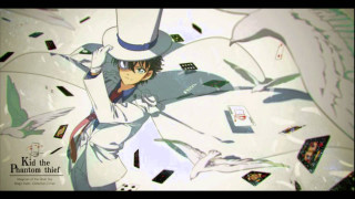 Man hat suit papers flying - the floor behind free wallpaper