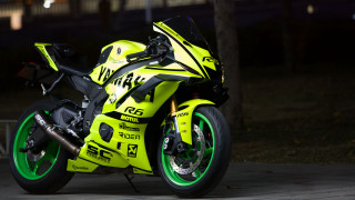 Yellow black motorcycle night green - free motorcycles wallpaper