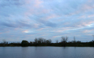 Australian tonalism lake ducks clouds - a few duck free wallpaper