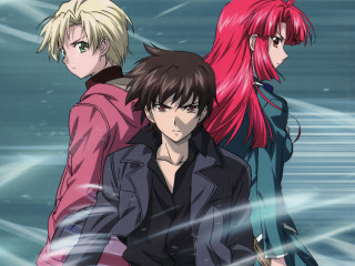 Anime characters group standing water - the water together free wallpaper