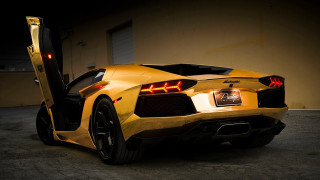 Yellow sports car door open 2 - its door open free wallpaper