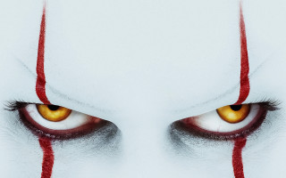 Red eye blood iris strip - the eye free wallpaper