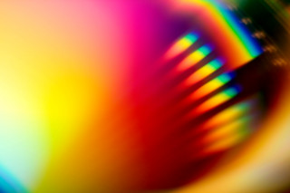 Blurry rainbow chromatic holography raytraced - chromatic aberration free wallpaper