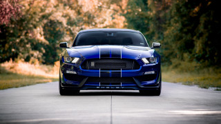 Blue mustang 3d render cobra - a blue stripe free wallpaper