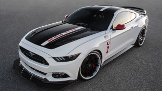 White mustang racing stripe matte - racing free wallpaper