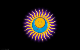 Sun face dark sky black - dali free wallpaper