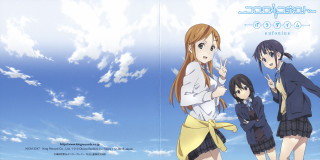 Anime girls cloudy day blue - blue sky free wallpaper