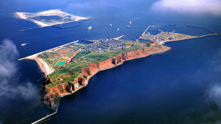 Aerial island city beach ecological 2 - an aerial view free wallpaper