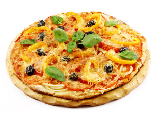 Pizza cheese olives peppers wooden - delaunay free wallpaper