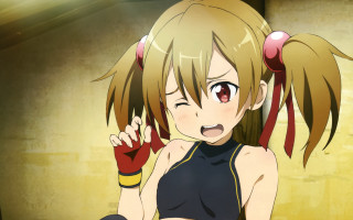 Blonde woman blacktop redobject looking - a red object free wallpaper