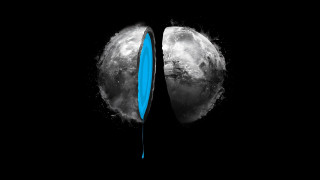 Scissors cut moon planet star - hand free wallpaper