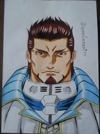 Man sword helmet cape drawing - yusuke murata free wallpaper