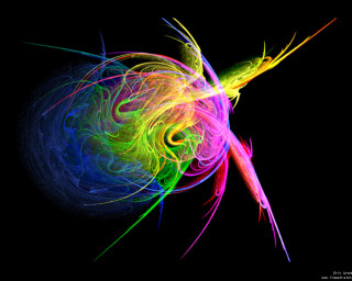 Colorful swirly vibrant energy glowing - a colorful object free wallpaper