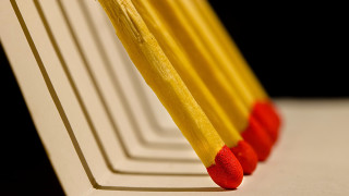 Yellow red pencils macro food - a row free wallpaper for desktop