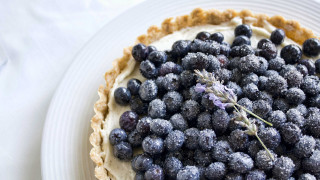 Blueberry lavender pie outdoor scenery 2 - erin hanson free wallpaper