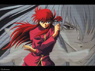 Woman red hair red rose - clarice beckett free wallpaper