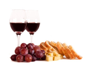 Wine bread grapes stilllife food - bourgeoi free wallpaper