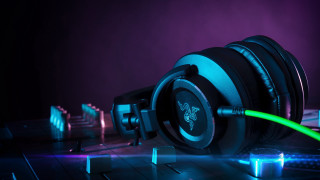 Headphones green cord desk purple - a desk free wallpaper for desktop