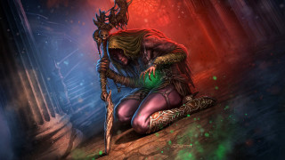 Woman kneeling green arrow demon - a green arrow free wallpaper for desktop