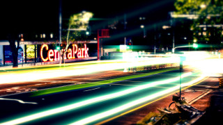 City street central park night - david park free wallpaper