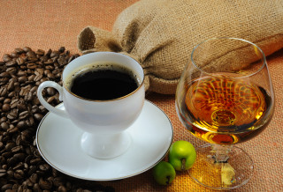 Coffee wine beans tablecloth conceptual - product photography free wallpaper
