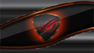Shiny red black shield logo - shield free wallpaper